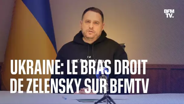 Ukraine: après 11 mois de guerre, le bras droit de Volodymyr Zelensky est l'invité de BFMTV