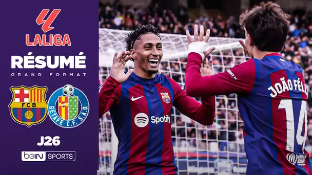 Résumé : Le Barça CARTONNE Getafe et passe dauphin du Real Madrid !