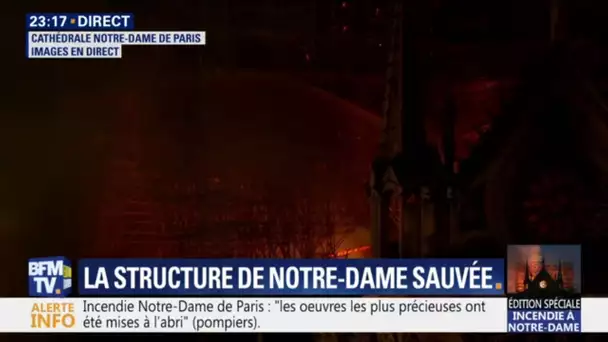 Emmanuel Macron : 'Cette cathédrale, nous la rebâtiront'