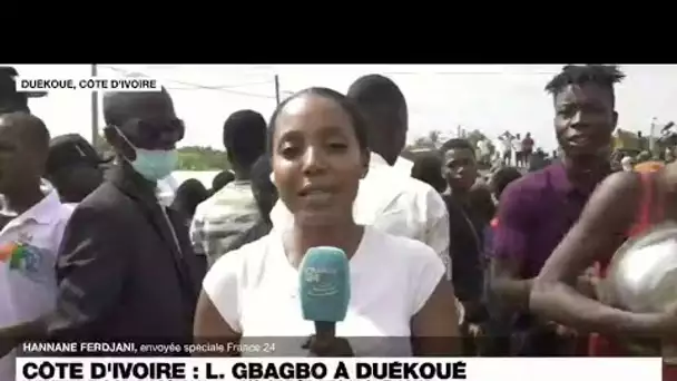 Côte d'Ivoire : Laurent Gbagbo en visite à Duékoué, 11 ans après le massacre • FRANCE 24