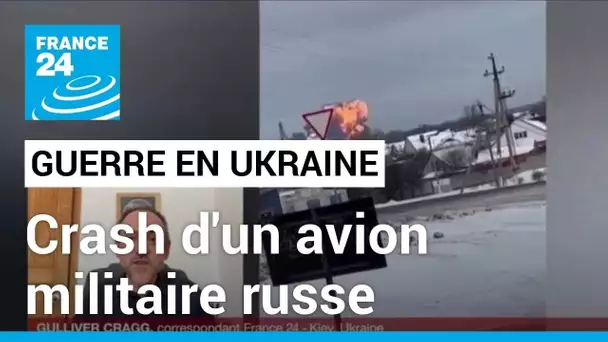 Russie : crash d'un avion militaire russe, 65 prisonniers ukrainiens à bord • FRANCE 24