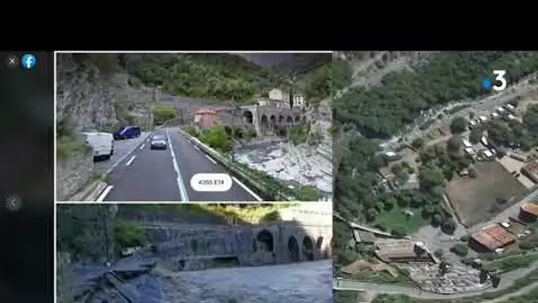 Les Alpes-Maritimes avant et après la tempête Alex