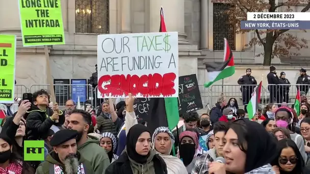 🇺🇸 États-Unis : manifestation en solidarité avec la Palestine à Manhattan