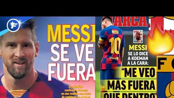 Lionel Messi confirme ses envies de départ à Ronald Koeman | Revue de presse