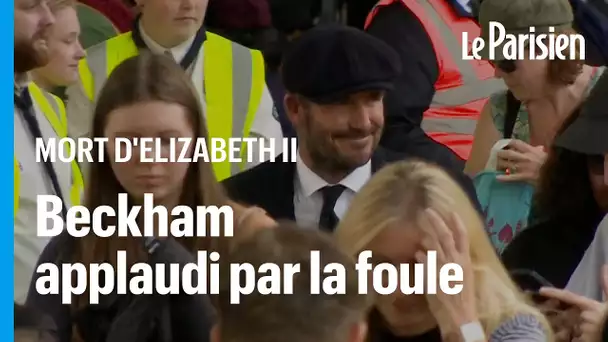 David Beckham patiente près de 13h dans la foule pour rendre hommage à la reine Elizabeth