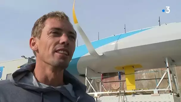 Le skipper Thomas Ruyant dévoile son nouveau bateau