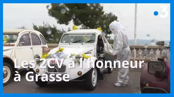 Grasse : Les 2CV à l'honneur pour les 25 ans de la route d'or