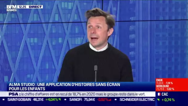 Martin Solveig (Alma Studio) : Une application d'histoires sans écran pour les enfants