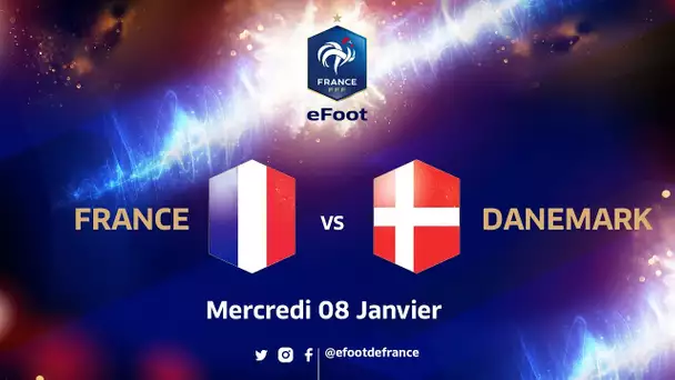 Rencontre France VS Danemark #FRADAN Équipe de France eFoot