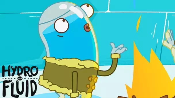 HYDRO et FLUID | Feu de camp | Dessins Animés Pour Enfants | WildBrain