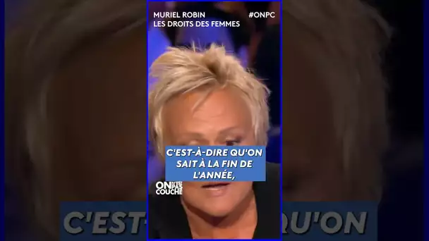 Muriel Robin à Emmanuel Macron "Combien coûte la vie d'une femme ?"