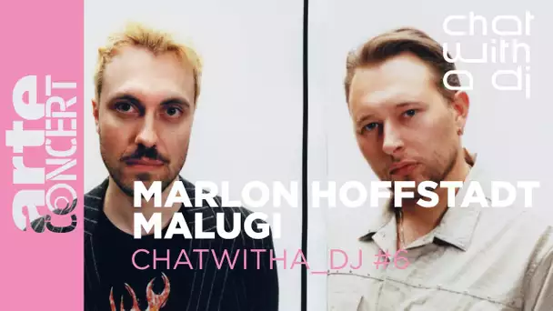 Marlon Hoffstadt und Malugi bei Chat with a DJ - ARTE Concert