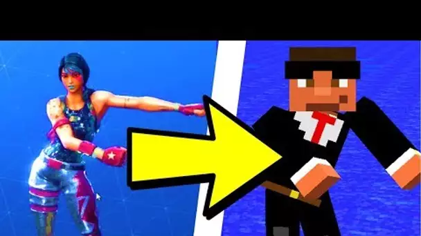 *TUTO* REFAIRE LA DANSE FORTNITE BATTLE ROYALE DANS MINECRAFT ! FLOSSING