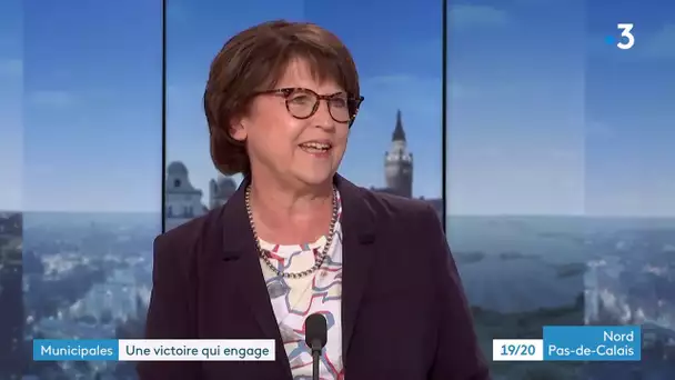 Municipales : Martine Aubry, réélue à Lille, invitée du 19/20 (1ère partie)