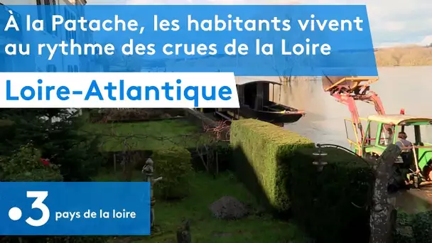 A la Patache, les habitants sont habitués à vivre au rythme des crues de la Loire.