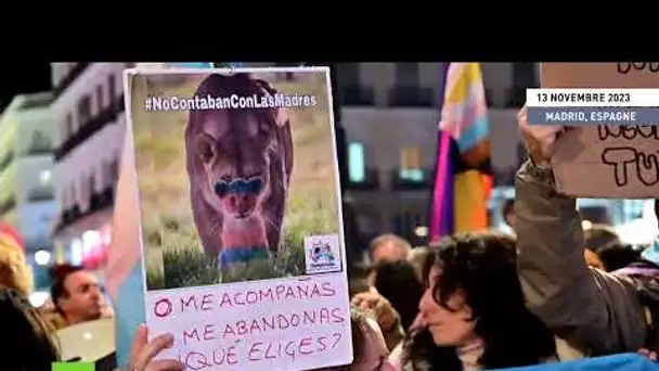 Des milliers de personnes se rassemblent à Madrid contre la réforme des droits des personnes LGBT