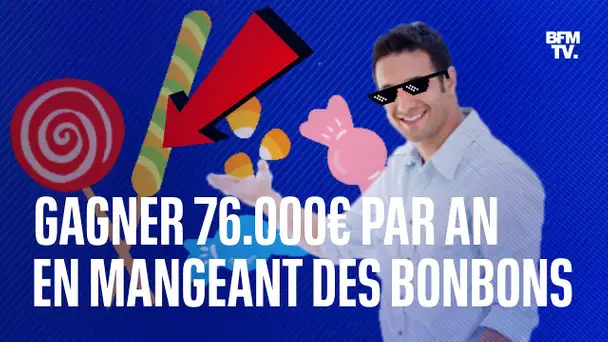 Un magasin en ligne propose 76.000€ par an pour tester des bonbons chez soi