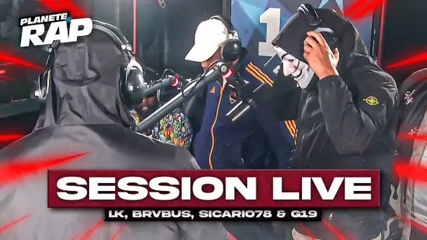 SESSION FREESTYLE avec I.K, Brvbus, Sicario78 & G19 ! #PlanèteRap