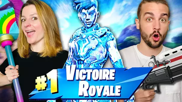 ON DEBLOQUE NOTRE PREMIER SKIN SAPHIR ET ON FAIT TOP 1 ! FORTNITE DUO SAISON 5