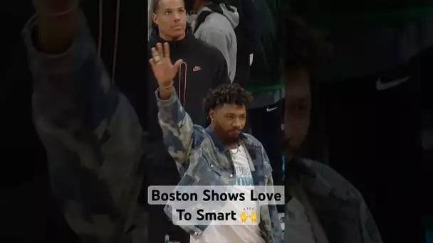 Celtics Fans Welcome Back Marcus Smart Back To BOSTON! 🔥🙌| #Shorts