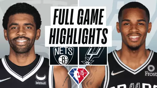 NETS at SPURS | FULL GAME HIGHLIGHTS | January 21, 2022