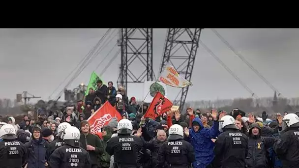 Allemagne : Affrontements autour de la mine de charbon de Lützerath