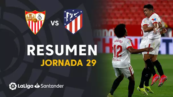 Resumen de Sevilla FC vs Atlético de Madrid (1-0)