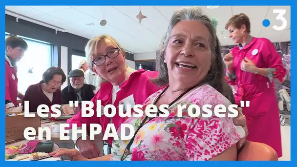 Les "Blouses roses" d'Antibes redonnent le sourire aux résidents d'un EHPAD