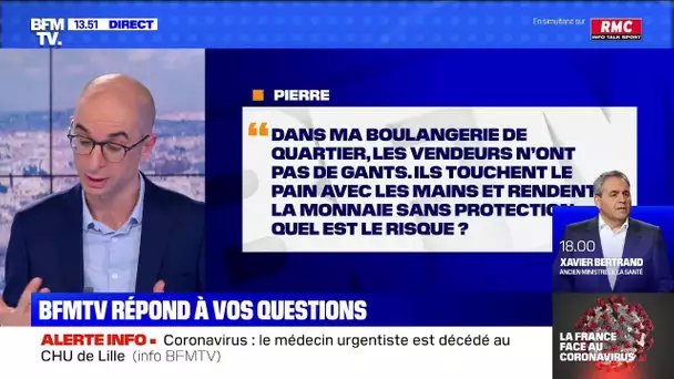 Mon boulanger ne porte pas de gants, quel est le risque ? BFMTV répond à vos questions