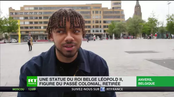 Belgique : le déboulonnage de la statue de Léopold II à Anvers divise