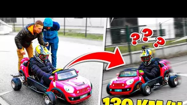 JE ROULE A 130 KM/H AVEC CE KART !!!