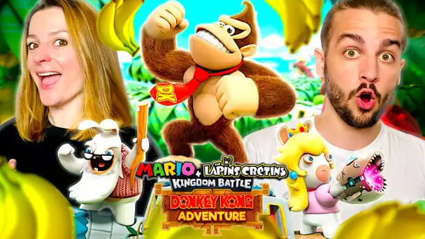 ON PART A L'AVENTURE AVEC MARIO ET LES LAPINS CRETINS DLC DONKEY KONG ADVENTURE !