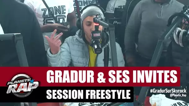 Gradur & ses invités - Session freestyle #PlanèteRap