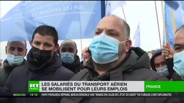 Manifestation à Roissy-Charles de Gaulle : les salariés réclament «zéro licenciement»