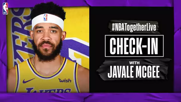 #NBATogetherLive Check-In With Javale McGee Host Of The Pierre Show