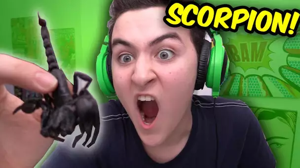 CHALLENGE: JE MANGE DES INSECTES GÉANTS ! (Scorpion XXL, sauterelle...)