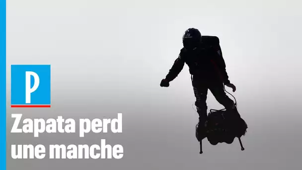 Franky Zapata échoue dans sa traversée de la Manche en Flyboard