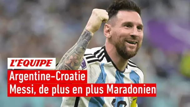 Argentine-Croatie : Focus sur un Messi de plus en plus "Maradonien"