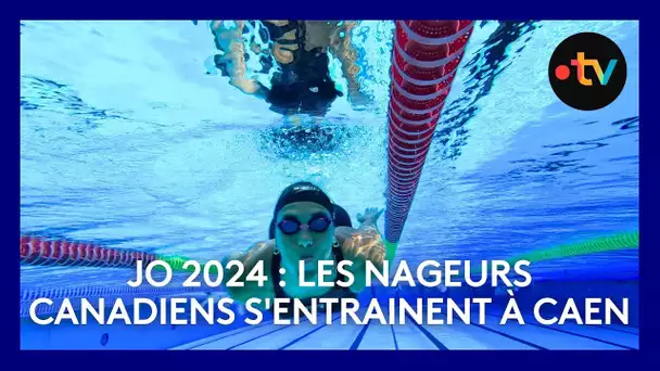 JO 2024 : Les nageurs canadiens s'entrainent à Caen