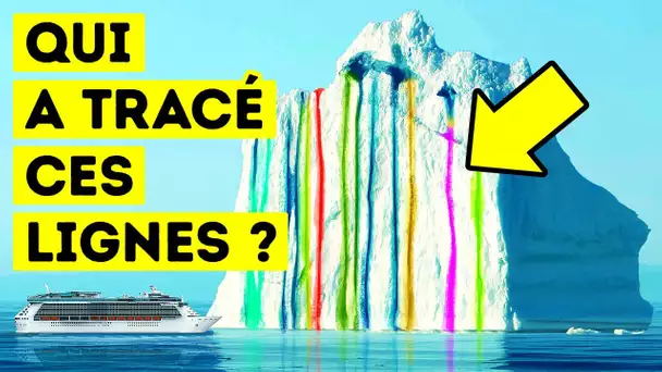 Quelles sont ces étranges rayures sur les icebergs et autres faits amusants ?