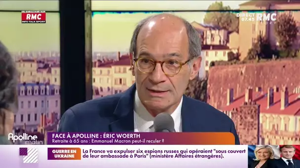 Woerth : "Revenir sur une retraite à 60 ans, c'est le naufrage de notre système français"