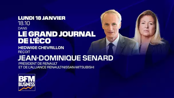 Jean-Dominique Senard, Président de l'alliance Renault-Nissan, est l'invité de BFM Business