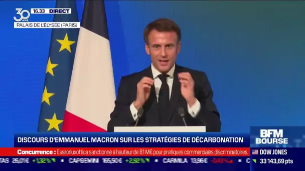 Emmanuel Macron: l'hydrogène comme outil de décarbonation