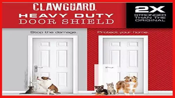 Heavy Duty CLAWGUARD - The Ultimate Door Scratch Shield, Frame