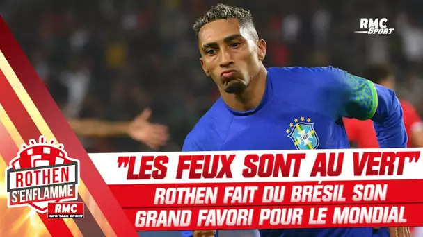 Coupe du Monde 2022 : "Tous les feux sont au vert", Rothen fait du Brésil son grand favori