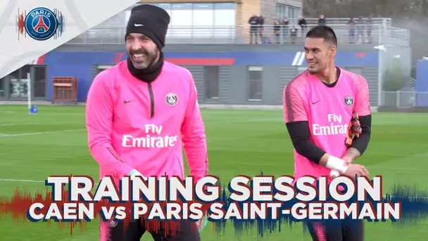 TRAINING SESSION - CAEN vs PARIS SAINT-GERMAIN