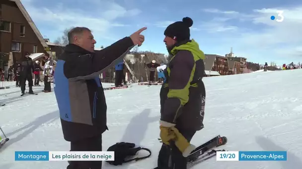 Le froid et la neige font (enfin) le plaisir des stations de ski comme à Montclar (04)