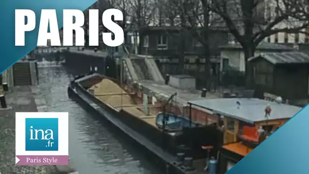 Le Canal Saint-Martin en 1975 | Archive INA