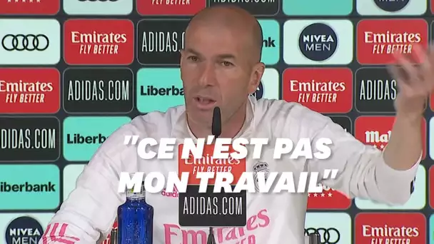 Zidane refuse de parler de la super league