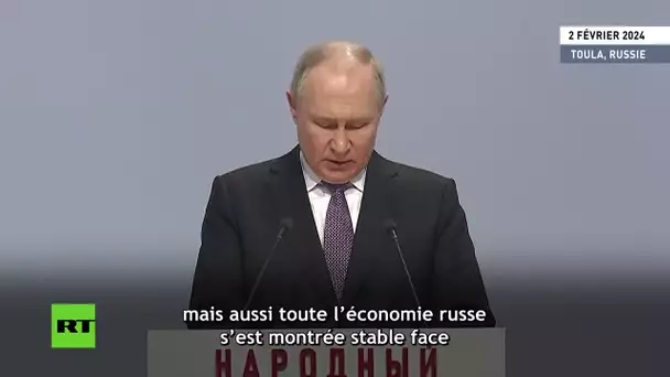 «J'ai envie de montrer un geste connu», ironise Poutine évoquant l'échec des pressions occidentales